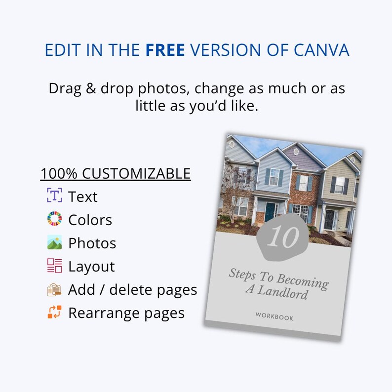 Real Estate Investing Workbook, Property Investor Guide & Landlord Planner image 4