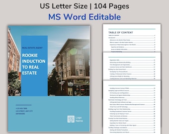Real Estate Rookie Induction to Real Estate Handbook | Real Estate Manual | Real Estate Agent Procedures | Real Estate Business Process