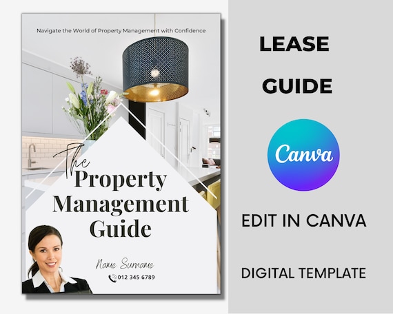 Canva Editable Packet for Realtors - Property Management Pre-Written Guide