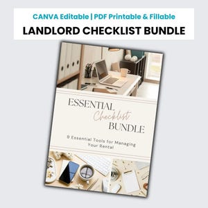 Property Management Checklist – Landlord Rental Bundle