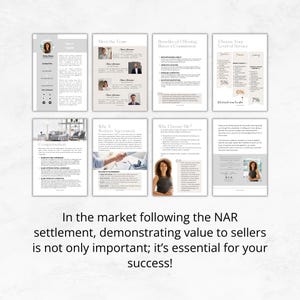 May include: A brochure with information about a real estate agent's services. The brochure includes a photo of the agent, a team of agents, and information about their commission structure. The text on the brochure includes the words "Meet the Team", "Benefits of Offering Buyer's Commission", "Choose Your Level of Service", "Why A Written Agreement", "Why Choose Me?", and "Compensation".