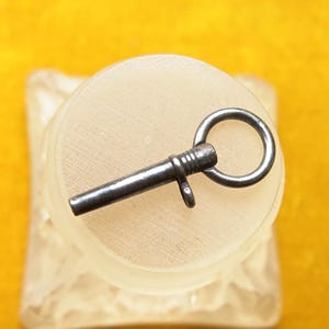 Watch key/Antique steel fob watch key/Pocket watch key/C19th watch key/Steel watch key/Size 7 UK/Albert key/Antique watch winding key
