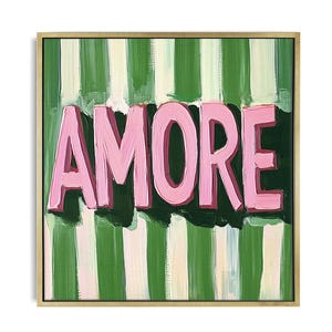 Arte mural con tipografía de amor vibrante: póster colorido para dormitorio, sala de estar y baño.