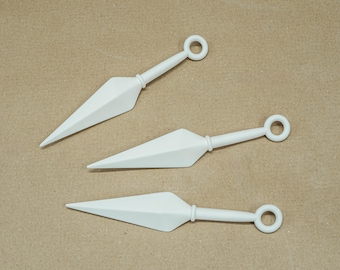 Cosplay Kunai kleine set van 3 - gegoten in hars