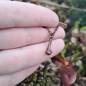 Festive Christmas spice necklace, copper pendant, made from real clove spice, unique gifts, cozy warm winter gift, cottagecore style.