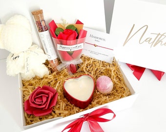 Coffret Cadeau à Offrir | Cadeau Fête des Mères | Boîte St Valentin pour Femme | Box Spa Bien-être | Idée Originale | Cadeau Personnalisé