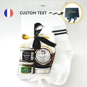 Box pour Homme à Personnaliser, Cadeau pour Copain, Coffret pour Couple, Boite pour mon Chéri, Cadeau avec Chaussette, Je t'aime Papa