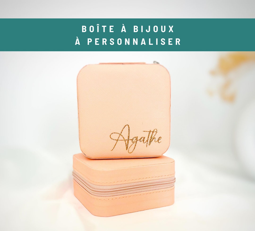 Customizable Jewelry Box Leather Box With First Name Gift for ...