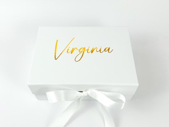 Cadeau Moins De 10 Euros Coffret Cadeau Luxe Rose Avec Couvercle - 25x18x8,5 Cm, Nœud Raphia Et Carte Inclus - Pour Anniversaire, Noël, Mariage Boîtes Cadeaux