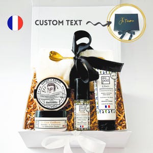 Caja de bienestar personalizable para hombre, regalo de belleza para hombre, productos de belleza para barba, set de regalo para celebrar, caja de cumpleaños