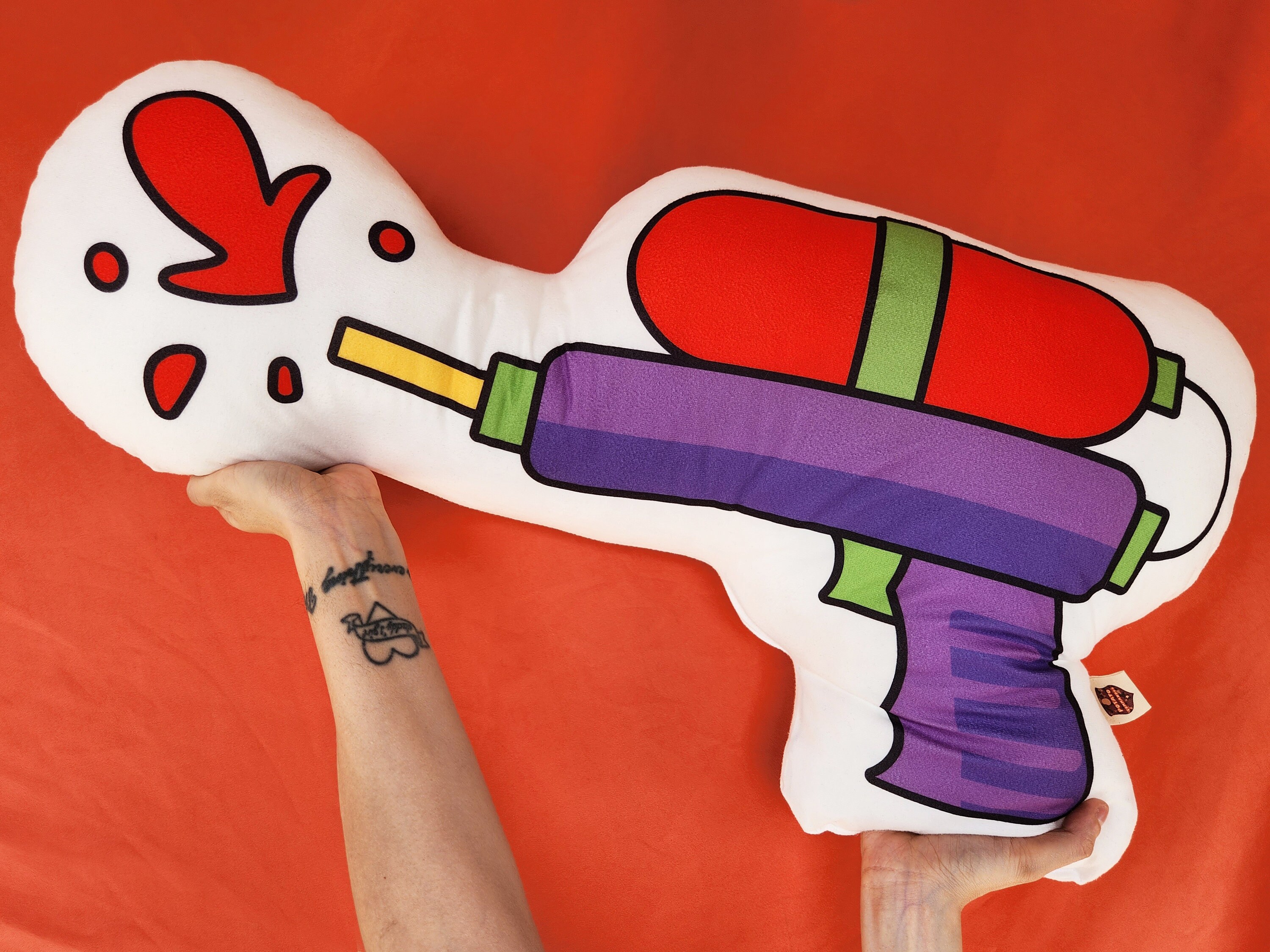 Ketchup Gun Plush Water Gun Pillow for Gamer and Streamer Etsy