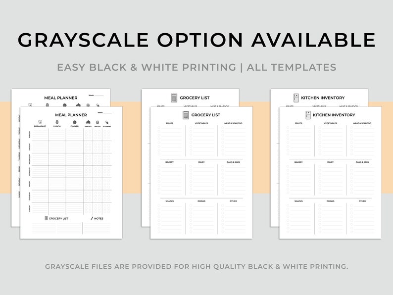 Weekly Meal Planner Printable Bundle Pack With Grocery List Etsy weekly-meal-planner-printable-bundle-pack-with-grocery-list-etsy