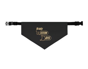 Brady Days Pet Bandana Collar