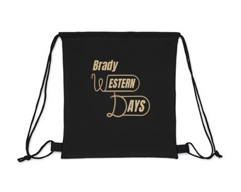 Brady Days Outdoor Drawstring Bag