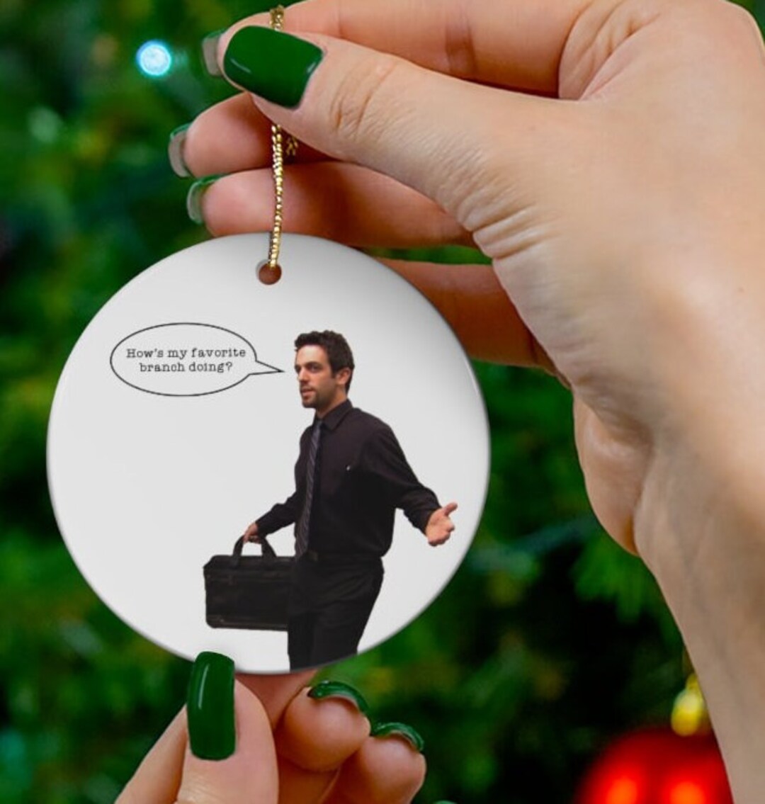 Favorite Branch How's My Favorite Branch Doing? Ceramic Ornament - Etsy