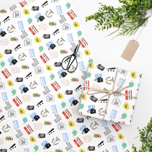 The Office Christmas Wrapping Paper, Birthday Paper, Gift Paper