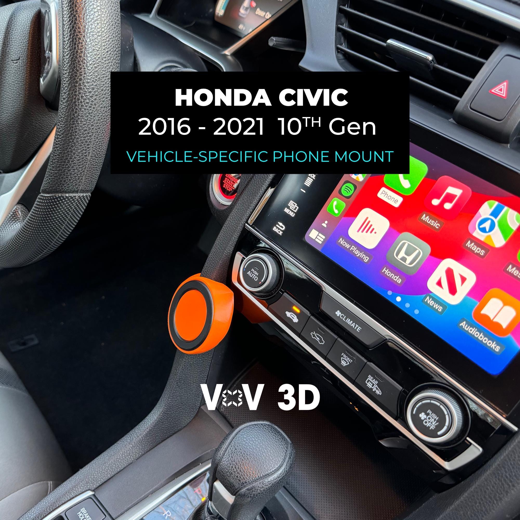 Honda Civic 10th Gen Phone Mount (2016-2021) Driver Trim - Magsafe