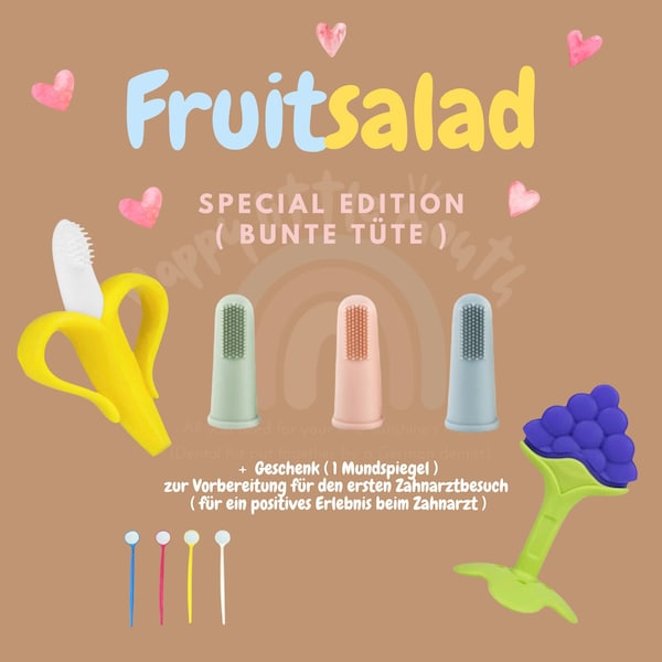 Fruit salad ( SPECIAL EDITION ~ bunte Tüte ~ ( teether, birth, Firsttooth)