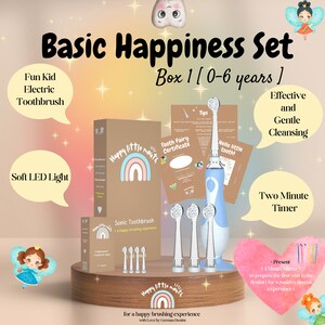 ボックス 1: ベーシック ハピネス セット (0 ～ 6 歳) (ブルー)