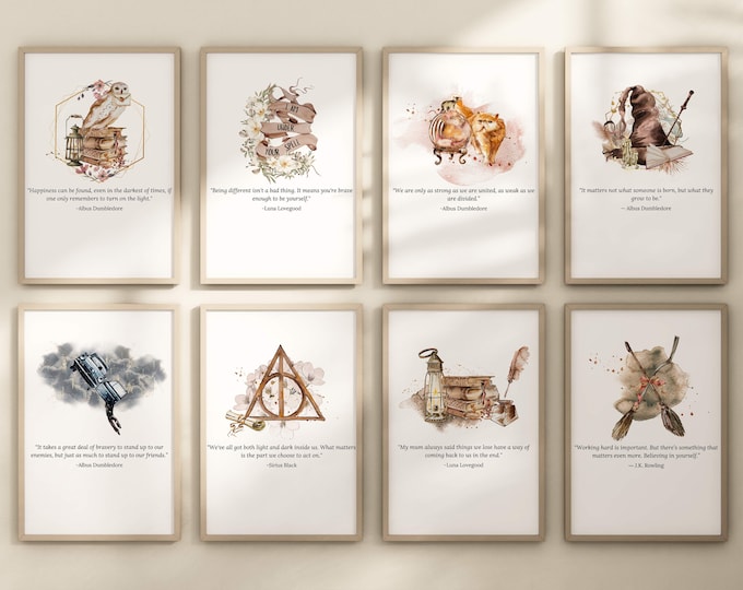 Wizard Poster, Wizard Print, Wizarding Nursery Decor, Magical Nursery ...
