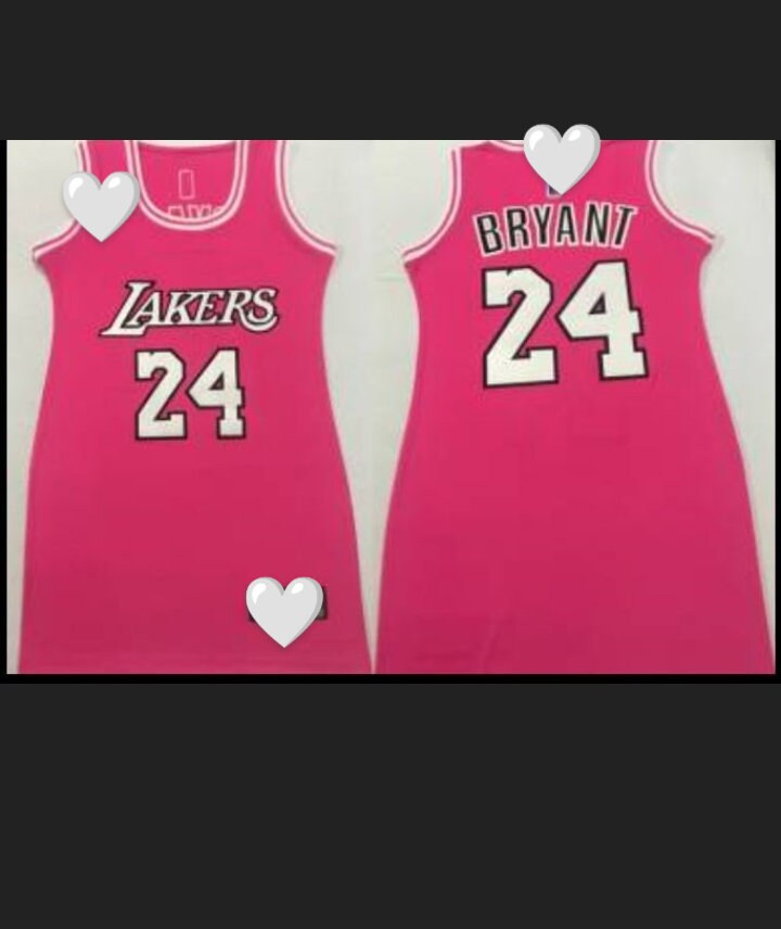 Lakers Jersey Dress Pink Kobe Jersey Women Jersey Dresses!!!!!! Sm-xl