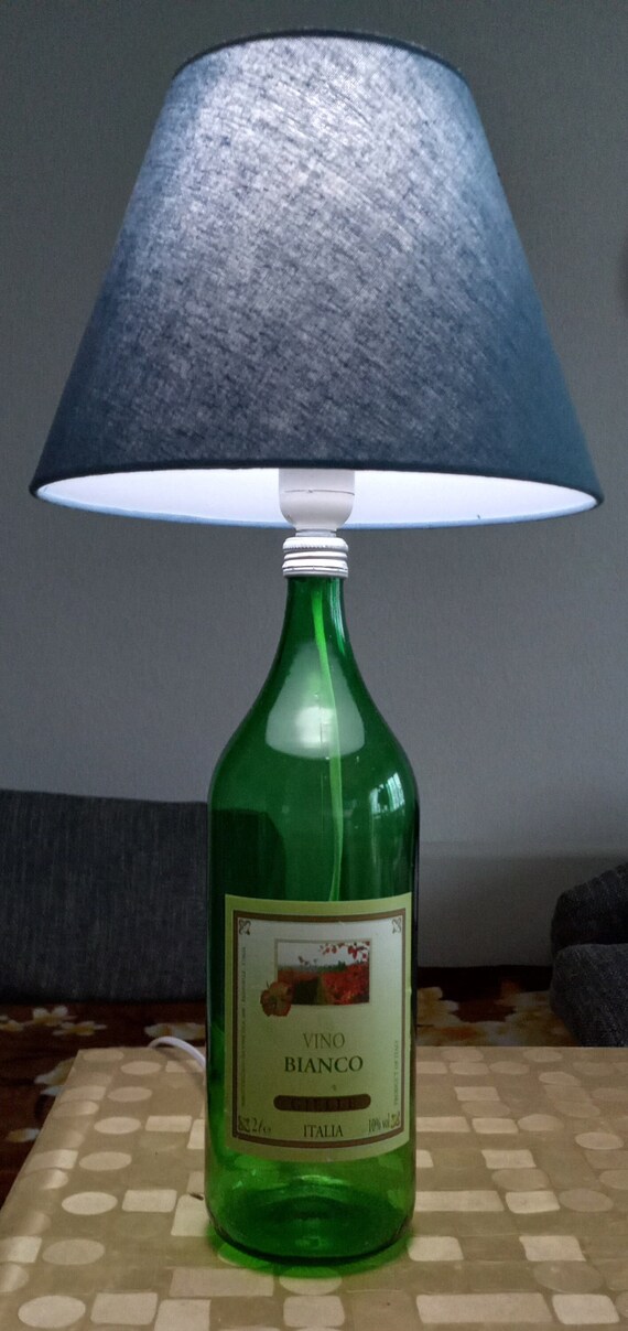 Lampada da bottiglia Aperol da 1 litro, lampada da tavolo riciclata,  lampada da bottiglia -  Italia