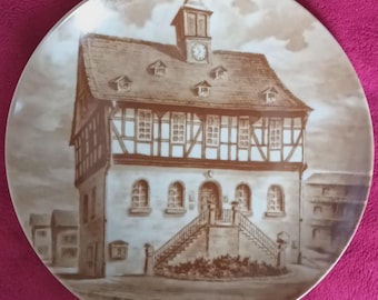 Plato de porcelana de colección, compañía Kaiser