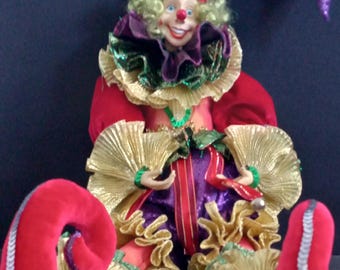 Figura de payaso vintage
