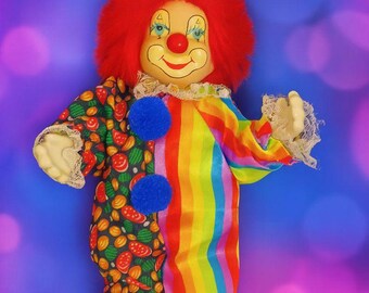 Figura de payaso vintage, decoración, colección.