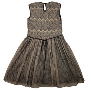 Vintage Weston Wear Anthropologie Lace Dress w/ Tulle Skirt Sz Large Whimsigoth image 8