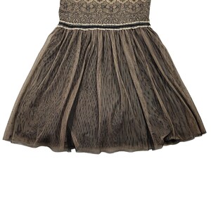 Vintage Weston Wear Anthropologie Lace Dress w/ Tulle Skirt Sz Large Whimsigoth image 7