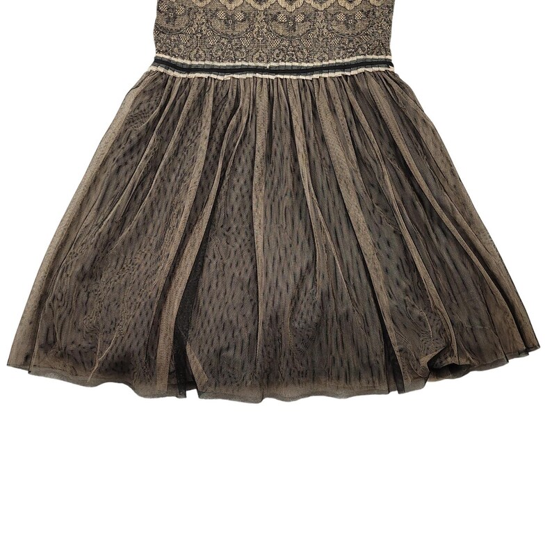 Vintage Weston Wear Anthropologie Lace Dress w/ Tulle Skirt Sz Large Whimsigoth image 7
