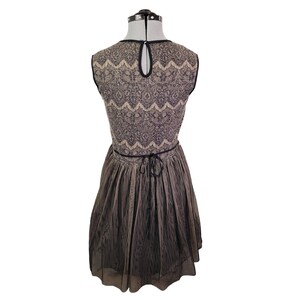 Vintage Weston Wear Anthropologie Lace Dress w/ Tulle Skirt Sz Large Whimsigoth image 4