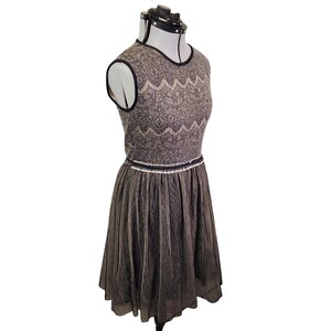 Vintage Weston Wear Anthropologie Lace Dress w/ Tulle Skirt Sz Large Whimsigoth image 2