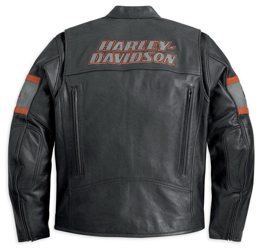 Harley-Davidson leather jacket アメカジ・y2k Harley Davidson Women Black Leather Jacket Lace Up Sleeves