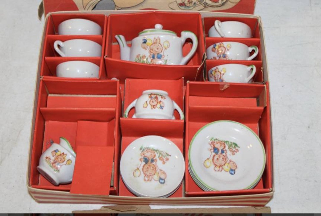 Vintage Child Tea Set Etsy