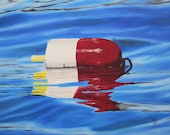 Red and White Buoy