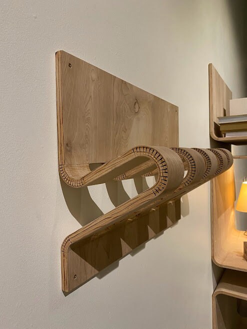 Birch Curved Coat Rack - Etsy