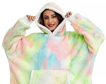 winter hoodie blanket
