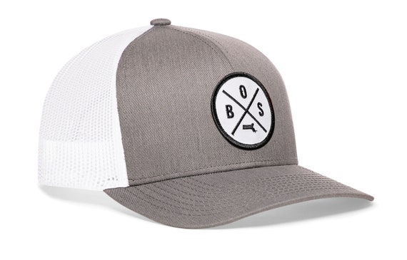 HAKA Boston Hat BOS Trucker Hat for Men & Women, Adjustable Baseball Cap, Mesh Snapback, Outdoor Golf Hat Gray and White - Etsy HAKA Boston Hat BOS Trucker Hat for Men & Women, Adjustable Baseball Cap, Mesh Snapback, Outdoor Golf Hat Gray and White - Etsy