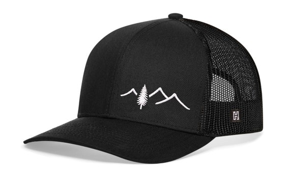 Adjustable Mesh Snapback Trucker Hat, Unisex Outdoor Golf Cap with Embroidery Vogculab Trucker Hat with Skull Logo Mesh Back Gray  main image 4