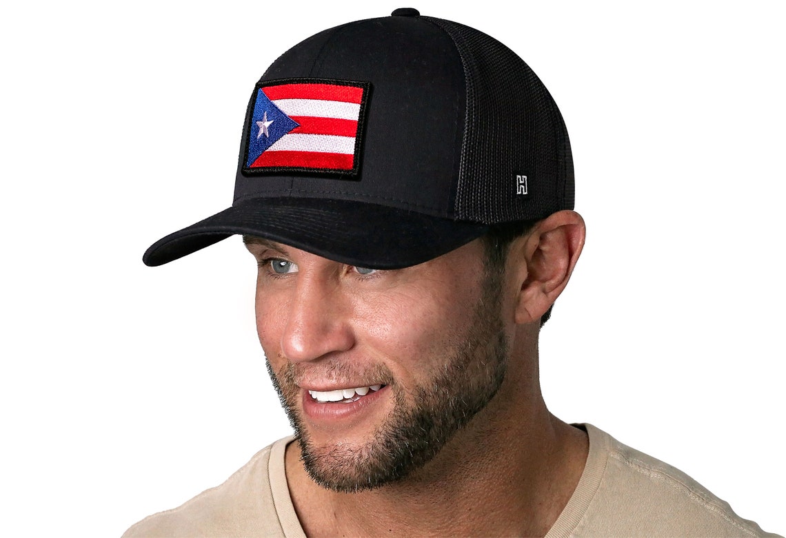 Negi Puerto Rico Flag Snapback Trucker Hat - Adjustable, Breathable For Outdoor & Casual Wear - View #6