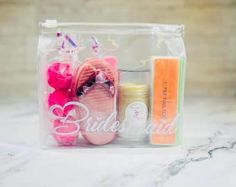 Pedicure Gift Set Free Personalized Mini Pedi Kit Bridesmaid Spa Day Bridal Party Gifts Pedicure Gift Set Best Friend All Natural Self Care