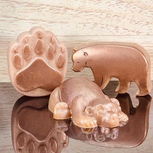 Bear Soap Cute Bear Soap Gift Cuddly Bear Variety of Bears Soaps Bare Bear Soap Bear Gift Set Bear Bath Set Bear Lover Bears Gifts Love Bear