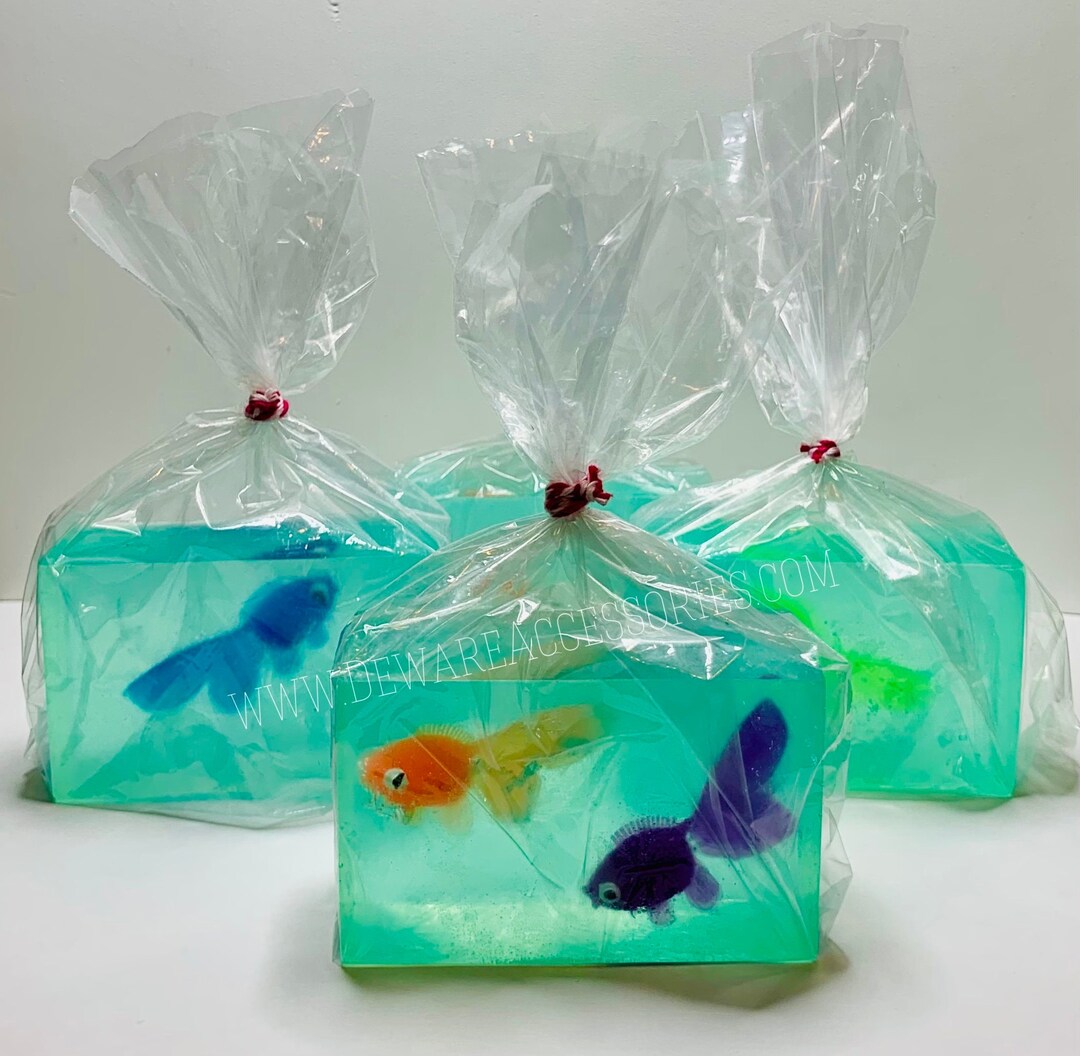 Pet Fish Soap With Toy Fish Toy Soap Fish Soap Kids Soap Etsy