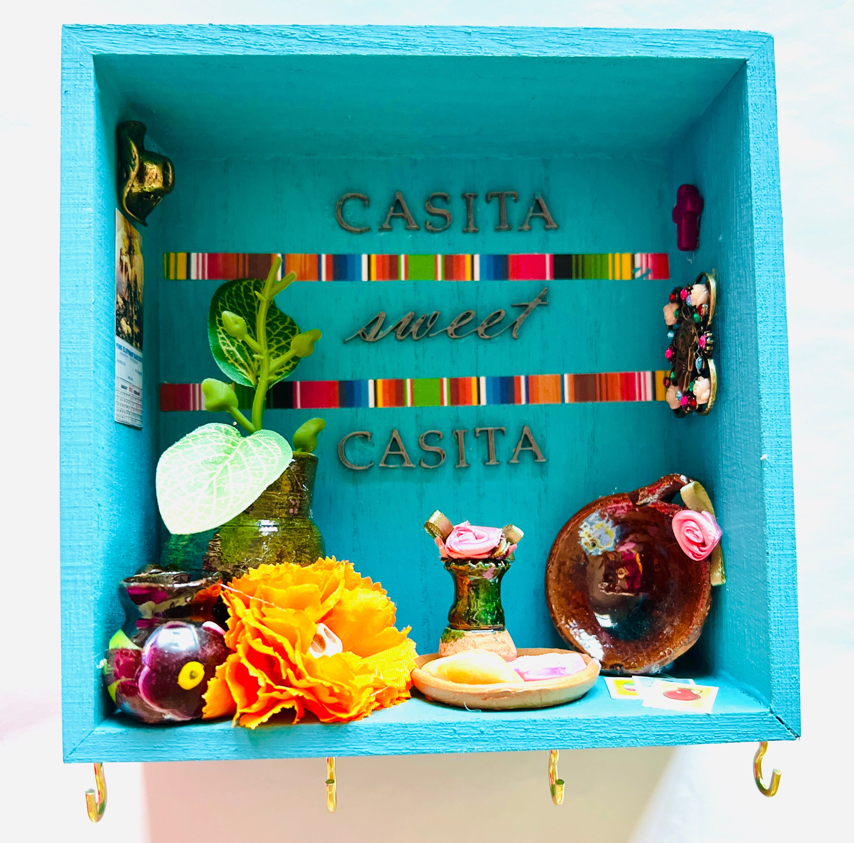 Casita Sweet Casita Keyring Holder Mexican Themed Key Holder Etsy
