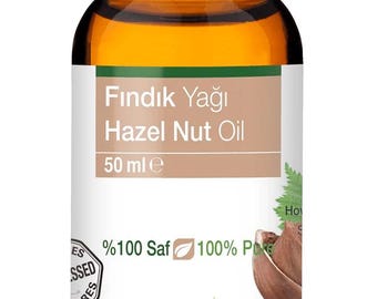 Aceite de Avellana Natural – 100% Puro y Prensado en Frío – Ideal para Cuidado de la Piel, Cuidado del Cabello y Usos Culinarios