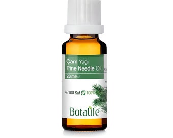 Aceite puro de agujas de pino – 20 ml – 100 % prensado en frío – Refrescante, revitalizante y aromático