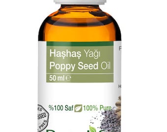 Haşhaş Çekirdeği Taşıyıcı Yağı %100 Natural - 50ml