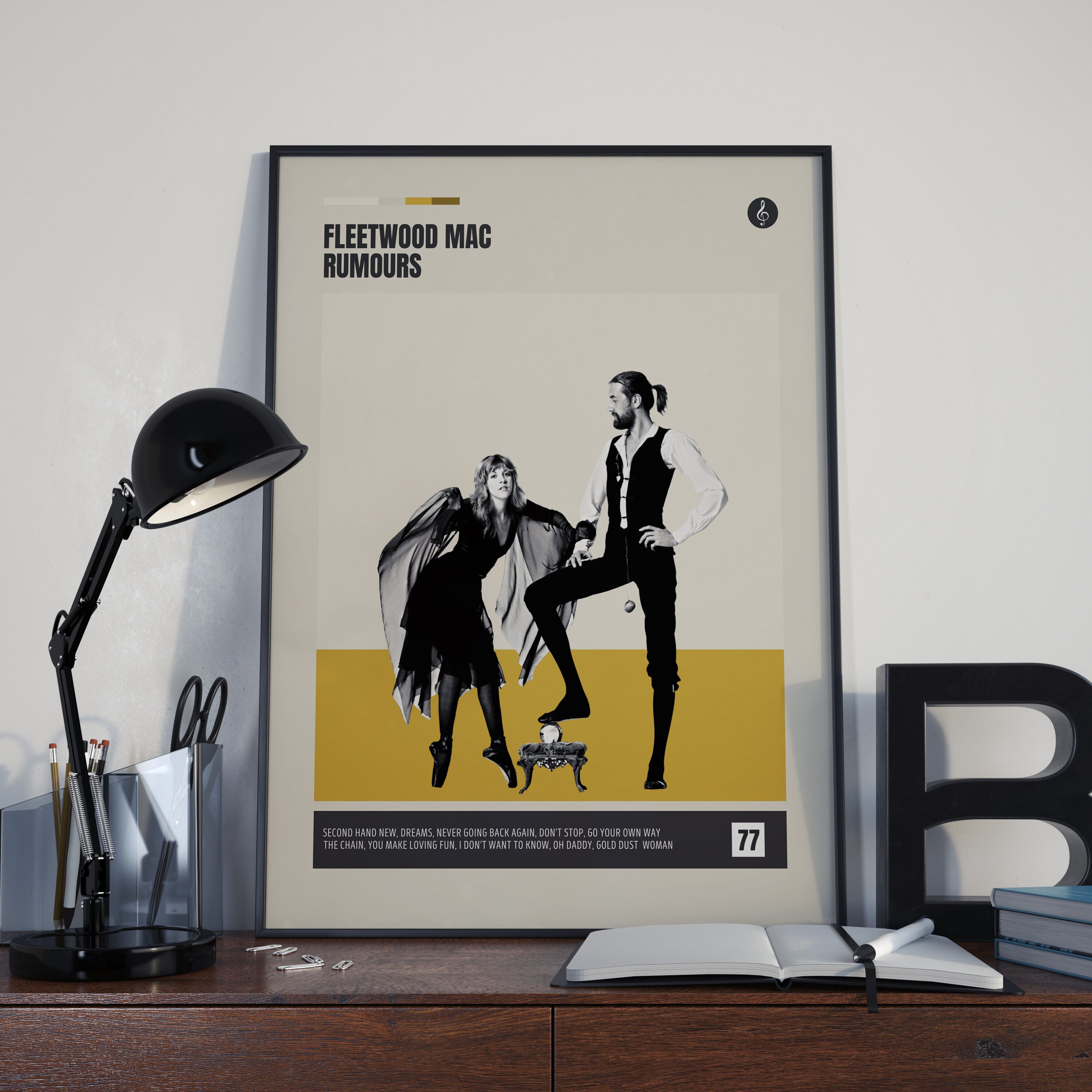 TRPOST Fleetwood Mac Rumours - Poster Su Tela Stampata Con - Foto 5